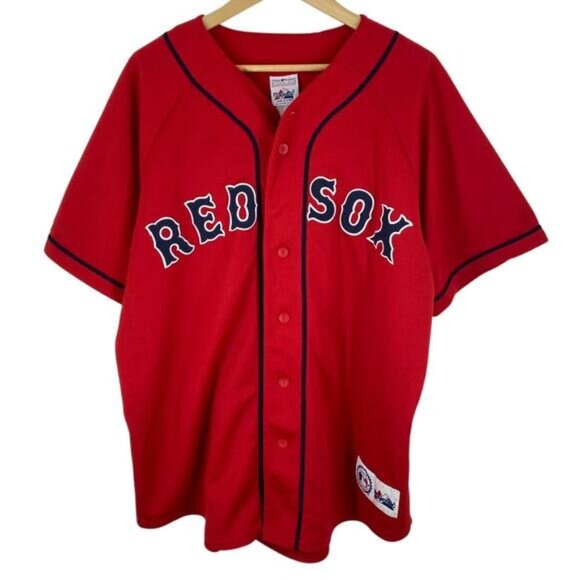 Vintage Y2K Majestic Nomar Garciaparra #05 Red Sox Authentic Jersey MED READ - Picture 1 of 11